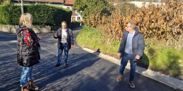 El Ayuntamiento de Piélagos finaliza la mejora del firme en el Barrio de Salcedo, en Vioño, con una inversión de 13.000 euros