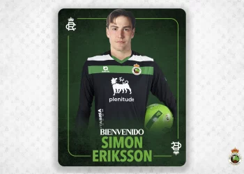 El Racing cierra el fichaje del meta sueco Simon Eriksson hasta 2030