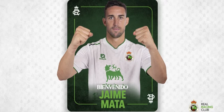 Jaime Mata se incorpora al Racing y firma hasta junio de 2026