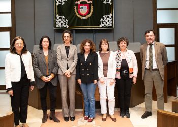 La rectora Conchi López preside la toma de posesión de Berta Galán como directora del Departamento de Química e Ingeniería de Procesos y Recursos