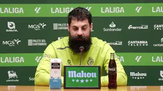 Villalibre pide optimismo al racinguismo: «Estamos haciendo un gran trabajo pese al tropiezo en Andorra»