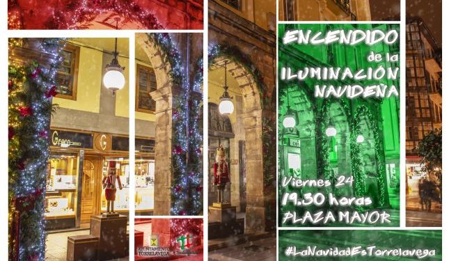 Torrelavega enciende el alumbrado navideño hoy en la Plaza Mayor