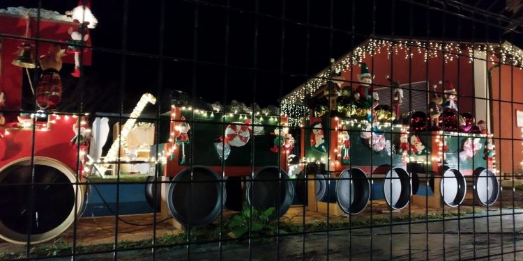 Así está decorado Quijano en Navidad