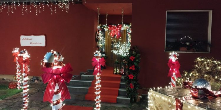 Así está decorado Quijano en Navidad