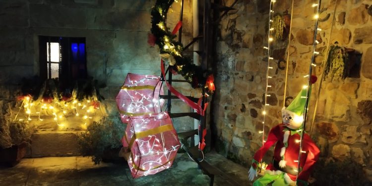 Así está decorado Quijano en Navidad