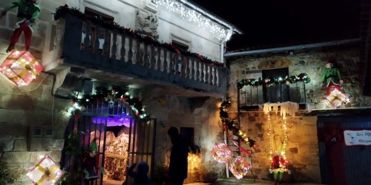 Así está decorado Quijano en Navidad