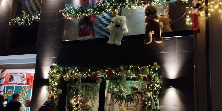 Así está decorado Quijano en Navidad