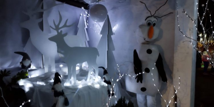 Así está decorado Quijano en Navidad