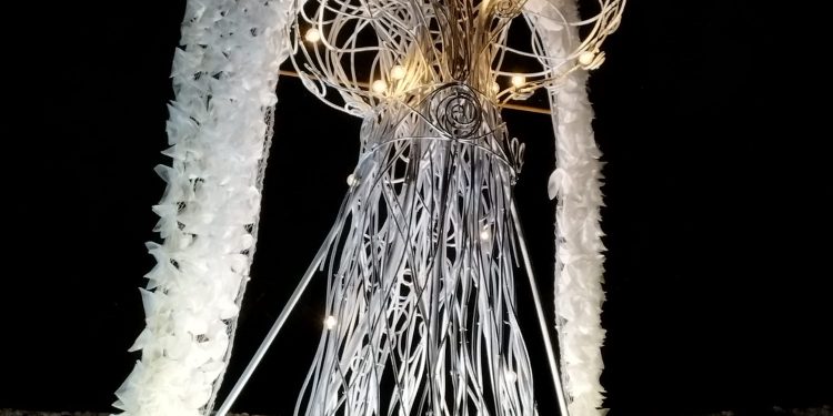 Así está decorado Quijano en Navidad