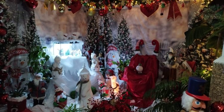 Así está decorado Quijano en Navidad