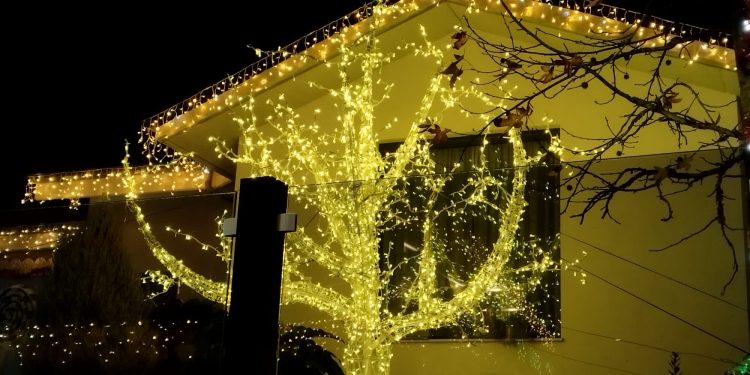 Así está decorado Quijano en Navidad