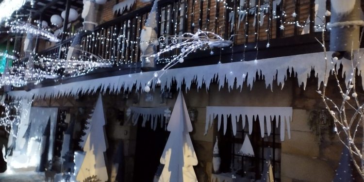 Así está decorado Quijano en Navidad