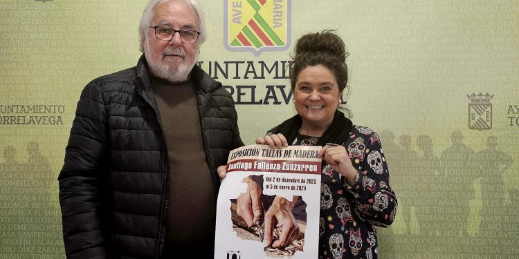 Santiago Fallanza expone sus tallas en madera en la Mauro Muriedas