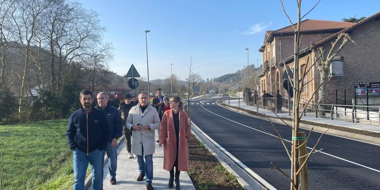 El Gobierno de España avanza en las obras de humanización de la travesía de la N-634 en Pámanes