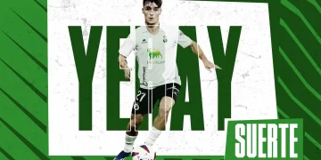 Acuerdo entre el Racing y la Sociedad Deportiva Ponferradina para la cesión de Yeray hasta el 30 de junio de 2024