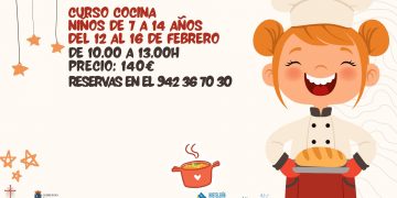 Las Carolinas acogerá un nuevo curso de cocina para niños del 12 al 16 de febrero