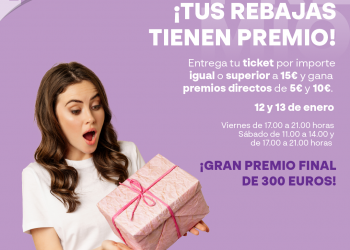 CC Peñacastillo  sortea vales de compras y un premio final de 300 euros por la cuesta de enero