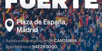 El PP de Cantabria fletará autobuses para la concentración del 28 de enero en Madrid por la igualdad de los españoles