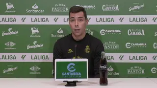 “Los futbolistas del Racing están muy comprometidos y han venido bien de las vacaciones”, Dani Salvador