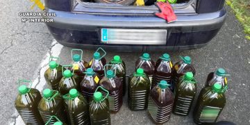 Detenidos en Cantabria tres hombres por hurto de aceite de oliva valorado en 700 euros