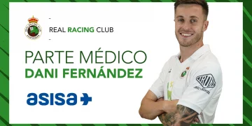 Dani Fernández tiene una rotura de fibras de grado II en el recto anterior de la pierna izquierda