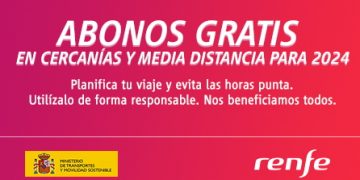 Renfe supera los 38.000 abonos gratuitos expedidos para Cercanías y Media Distancia en Cantabria