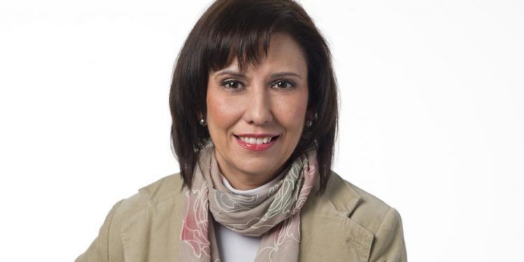 Josefina González, secretaria general de la Agrupación del PSOE Los Corrales de Buelna