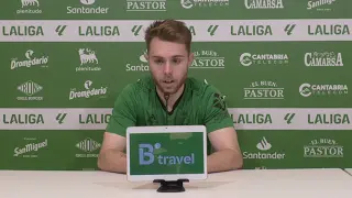 “El equipo está bien, pero no nos podemos dormir, tenemos que ir a Albacete con hambre”, Peque