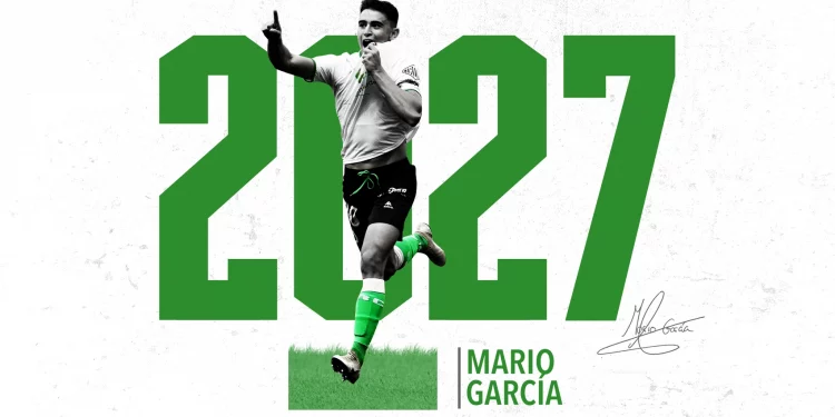El Racing renueva a Mario García hasta el 30 de junio de 2027
