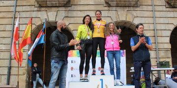 Gorka Núñez y Laura Álvarez se proclaman en Reinosa campeones de Cantabria de Duatlón Sprint