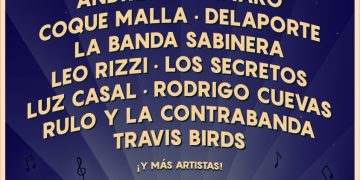 Luz Casal, Andrés Calamaro, Delaporte, Rodrigo Cuevas, Leo Rizzi, Travis Birds, Los Secretos y La Banda Sabinera, en Música en Grande 2024
