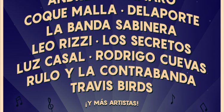 Luz Casal, Andrés Calamaro, Delaporte, Rodrigo Cuevas, Leo Rizzi, Travis Birds, Los Secretos y La Banda Sabinera, en Música en Grande 2024