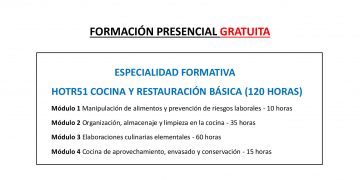 Hostelería de Cantabria ofrece un Certificado Profesional y una Especialidad Formativa en cocina dentro de la oferta de formación profesional para el empleo completamente gratuita