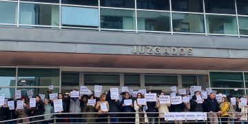 La plantilla de la Administración de Justicia sale a la calle para exigir retribuciones justas, funciones claras y negociación real