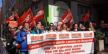CCOO convoca otra movilización del sector de la discapacidad ante la parálisis permanente de la patronal en la negociación del convenio