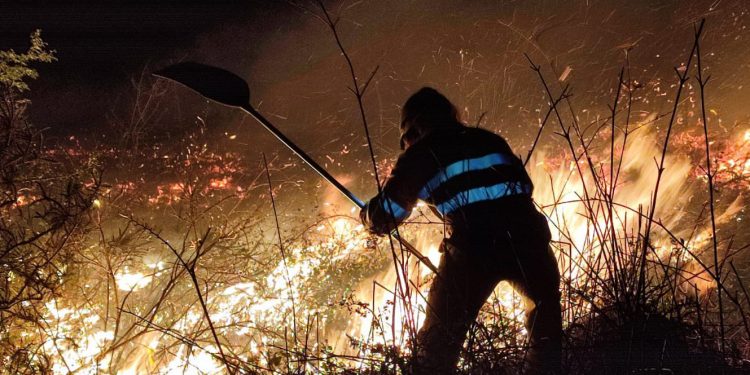 90 incendios en 7 días en Cantabria