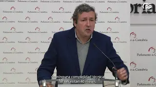 Íñigo Fernández: “Las pirámides de Egipto se ejecutaron a mayor velocidad que las inversiones del Gobierno de Pedro Sánchez en Cantabria”