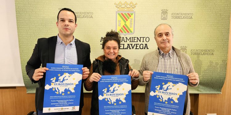 Las Bandas de Música de Torrelavega y Suances presentan el espectáculo ‘Eurovisión La Historia’