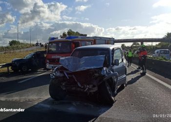 Fallece una mujer de 73 años como consecuencia de un choque múltiple en la S-10