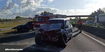 Fallece una mujer de 73 años como consecuencia de un choque múltiple en la S-10