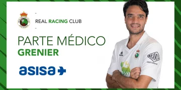 Grenier sufre una rotura de fibras de grado I en el recto anterior de la pierna derecha