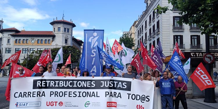 La plantilla de la AEAT exige una reactivación urgente de la negociación colectiva que lleva años bloqueada y sin atender a las reivindicaciones