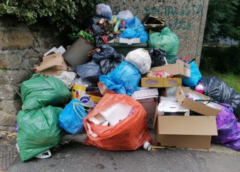 Así se encuentra Liérganes por la huelga de basuras