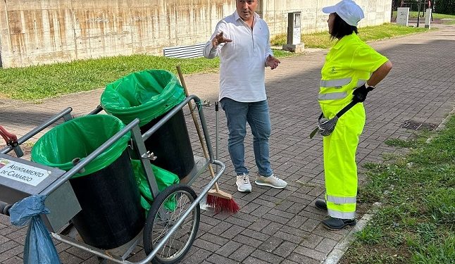 Camargo avanza en los trabajos de saneamiento urbano que, en las próximas semanas, continuarán en los pueblos del municipio