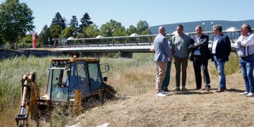 Arrancan las obras de incremento de la capacidad del puente nuevo sobre el río Híjar y de restauración de los espacios fluviales en Reinosa presupuestadas en 2,4 millones de euros