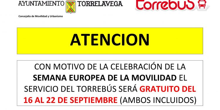 El Torrebus será gratuito durante la Semana Europea de la Movilidad que se celebra del 16 al 22 de septiembre