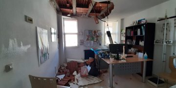 CCOO exige garantías de seguridad en el centro de salud de Reinosa tras hundirse el lunes el techo de una consulta