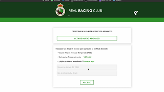 La cesión de asiento en Los Campos de Sport, disponible en el Portal del Abonado del Racing