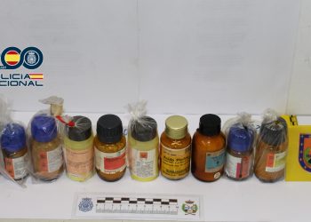 La Policía Nacional retira ácido pícrico de seis centros educativos, una sustancia potencialmente peligrosa