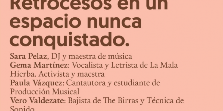 La Vorágine y el Verduleras Fest organizan el miércoles 20 de noviembre una mesa redonda sobre la desigualdad de género en la industria cultural